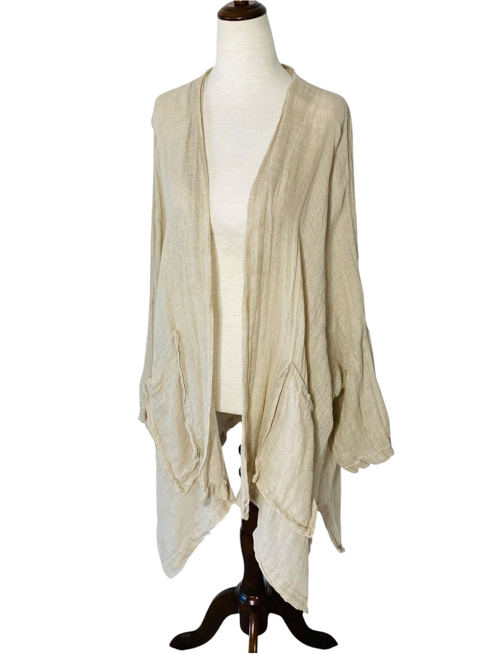VINTAGE LA FIXSUN 100% Linen Coverup